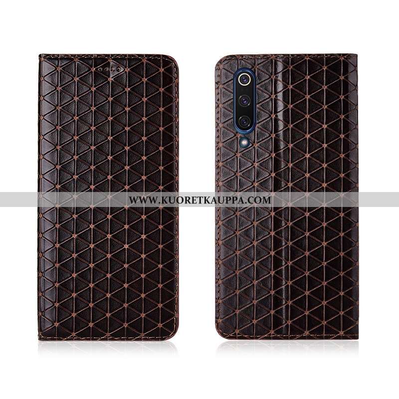 Kuori Xiaomi Mi 9 Lite, Kuoret Xiaomi Mi 9 Lite, Kotelo Xiaomi Mi 9 Lite Nahkakuori Aito Nahka Pehme