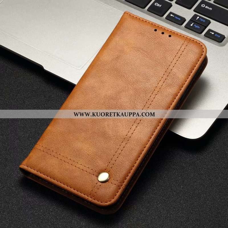 Kuori Xiaomi Mi 9 Lite, Kuoret Xiaomi Mi 9 Lite, Kotelo Xiaomi Mi 9 Lite Nahkakuori Liiketoiminta Pu