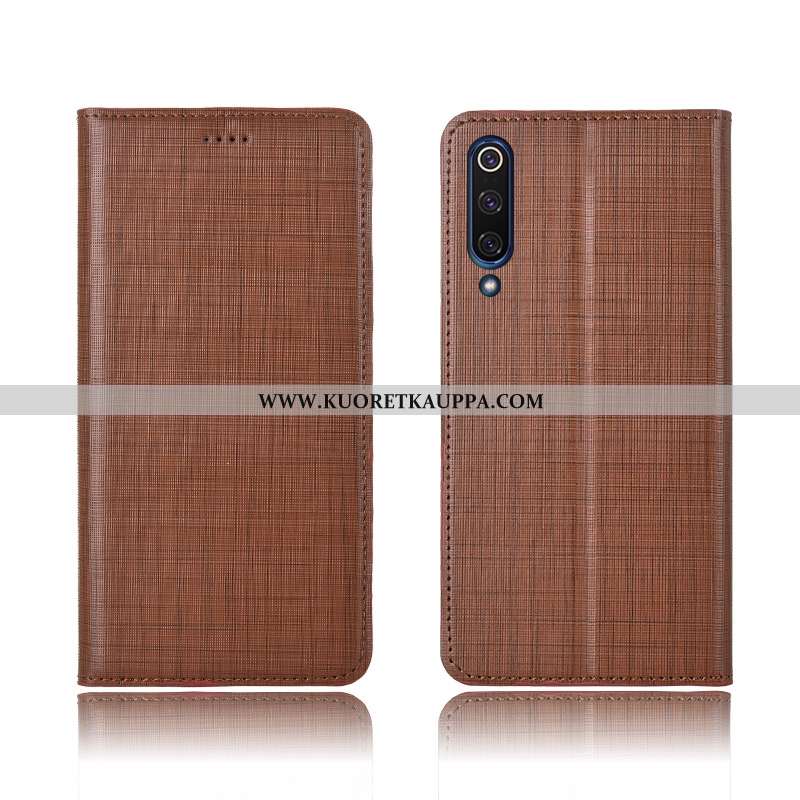 Kuori Xiaomi Mi 9 Lite, Kuoret Xiaomi Mi 9 Lite, Kotelo Xiaomi Mi 9 Lite Nahkakuori Pehmeä Neste Sil