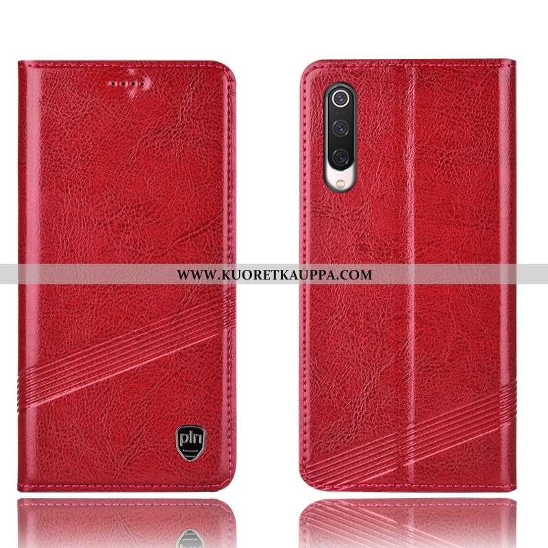 Kuori Xiaomi Mi 9 Lite, Kuoret Xiaomi Mi 9 Lite, Kotelo Xiaomi Mi 9 Lite Suojaus Nahkakuori Murtumat