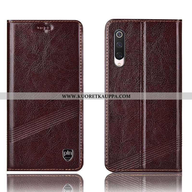 Kuori Xiaomi Mi 9 Lite, Kuoret Xiaomi Mi 9 Lite, Kotelo Xiaomi Mi 9 Lite Suojaus Nahkakuori Murtumat