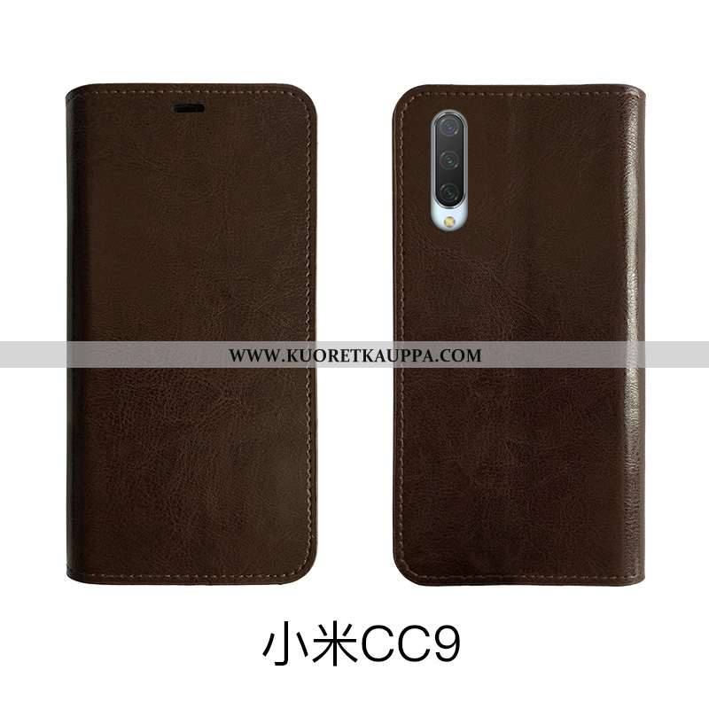 Kuori Xiaomi Mi 9 Lite, Kuoret Xiaomi Mi 9 Lite, Kotelo Xiaomi Mi 9 Lite Suojaus Nahkakuori Pieni Ai