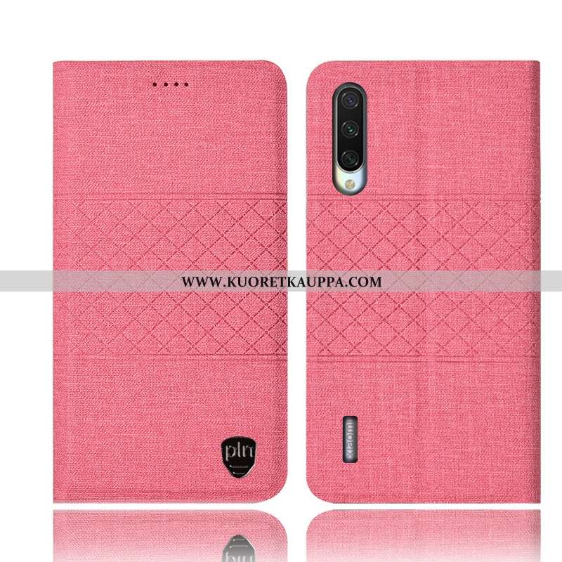 Kuori Xiaomi Mi 9 Lite, Kuoret Xiaomi Mi 9 Lite, Kotelo Xiaomi Mi 9 Lite Suojaus Pellava Nahkakuori 