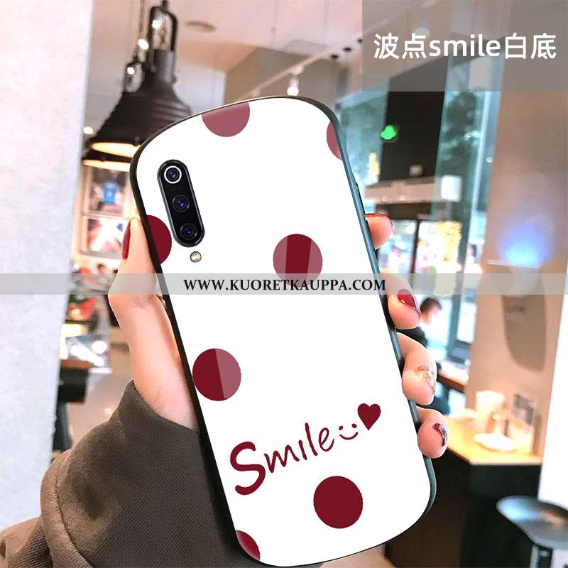 Kuori Xiaomi Mi 9 Lite, Kuoret Xiaomi Mi 9 Lite, Kotelo Xiaomi Mi 9 Lite Tila Persoonallisuus Valkoi