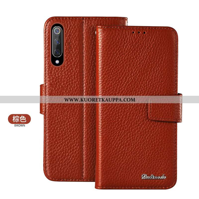 Kuori Xiaomi Mi 9 Se, Kuoret Xiaomi Mi 9 Se, Kotelo Xiaomi Mi 9 Se Aito Nahka Salkku Murtumaton Suoj