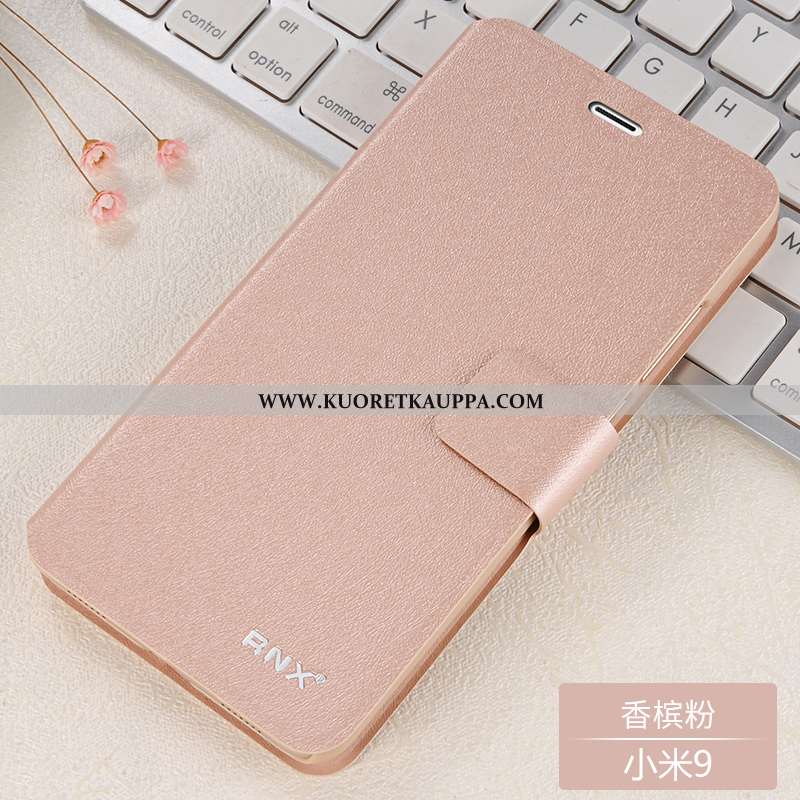 Kuori Xiaomi Mi 9 Se, Kuoret Xiaomi Mi 9 Se, Kotelo Xiaomi Mi 9 Se Nahkakuori Pehmeä Neste Sininen S