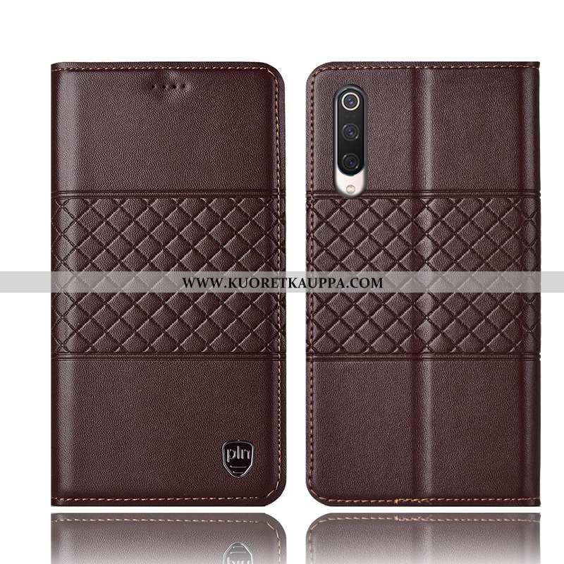 Kuori Xiaomi Mi 9 Se, Kuoret Xiaomi Mi 9 Se, Kotelo Xiaomi Mi 9 Se Nahkakuori Suojaus Pieni Murtumat