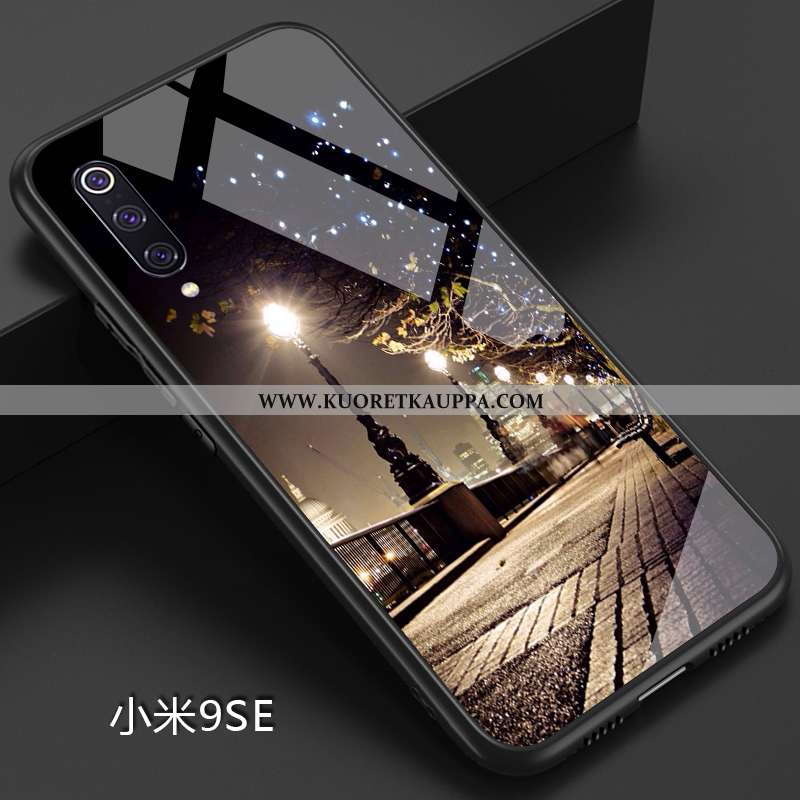Kuori Xiaomi Mi 9 Se, Kuoret Xiaomi Mi 9 Se, Kotelo Xiaomi Mi 9 Se Pehmeä Neste Valo Nahka Sininen