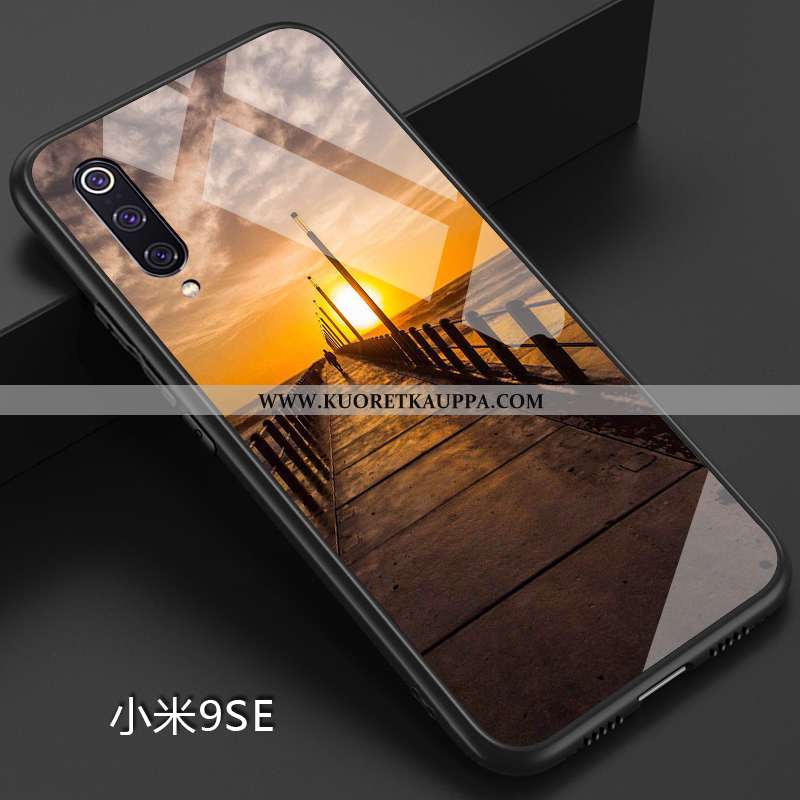 Kuori Xiaomi Mi 9 Se, Kuoret Xiaomi Mi 9 Se, Kotelo Xiaomi Mi 9 Se Pehmeä Neste Valo Nahka Sininen