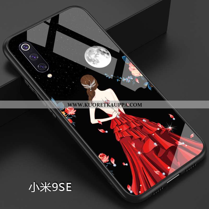 Kuori Xiaomi Mi 9 Se, Kuoret Xiaomi Mi 9 Se, Kotelo Xiaomi Mi 9 Se Pehmeä Neste Valo Nahka Sininen