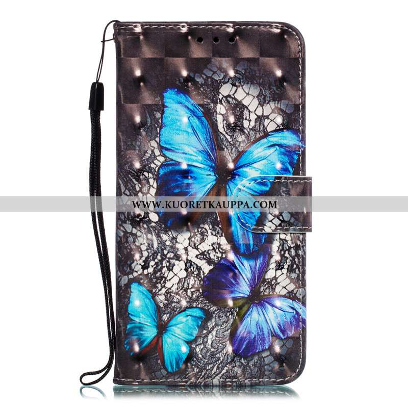 Kuori Xiaomi Mi 9 Se, Kuoret Xiaomi Mi 9 Se, Kotelo Xiaomi Mi 9 Se Suojaus Nahkakuori Jauhe Pinkki