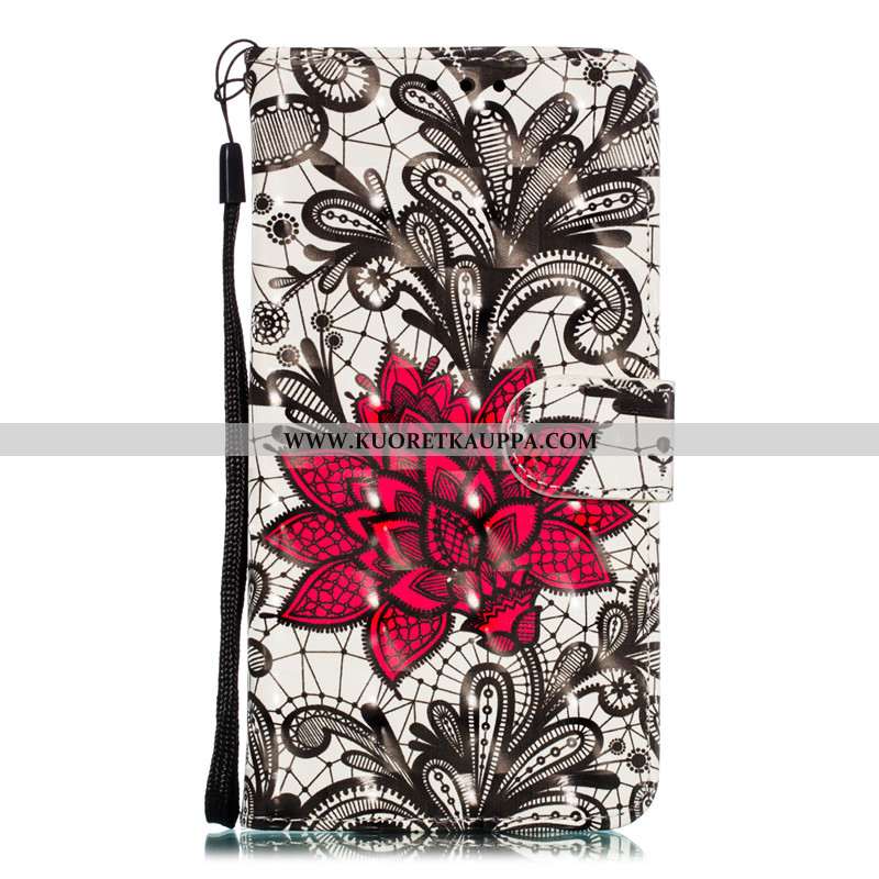 Kuori Xiaomi Mi 9 Se, Kuoret Xiaomi Mi 9 Se, Kotelo Xiaomi Mi 9 Se Suojaus Nahkakuori Jauhe Pinkki