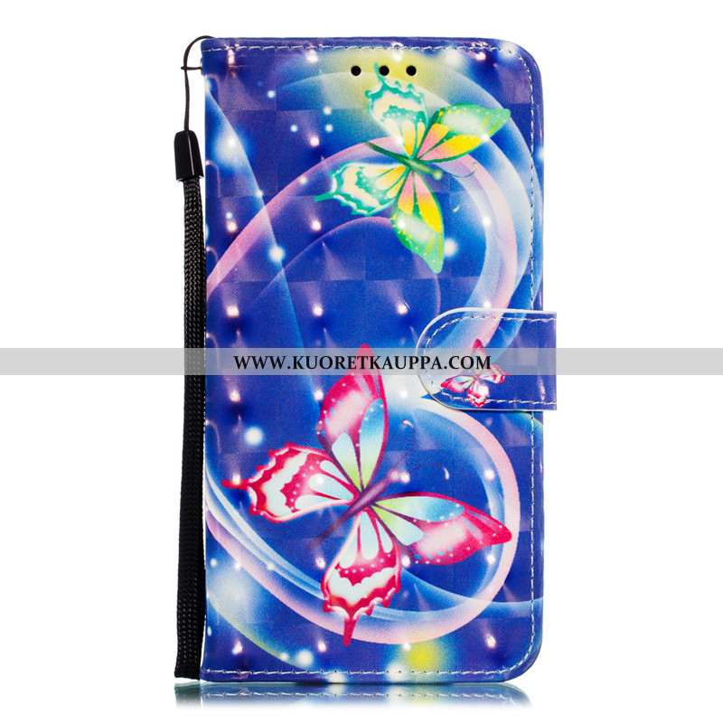 Kuori Xiaomi Mi 9 Se, Kuoret Xiaomi Mi 9 Se, Kotelo Xiaomi Mi 9 Se Suojaus Nahkakuori Jauhe Pinkki