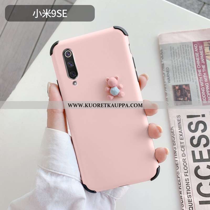 Kuori Xiaomi Mi 9 Se, Kuoret Xiaomi Mi 9 Se, Kotelo Xiaomi Mi 9 Se Valo Silikoni Sarjakuva Pesty Sue
