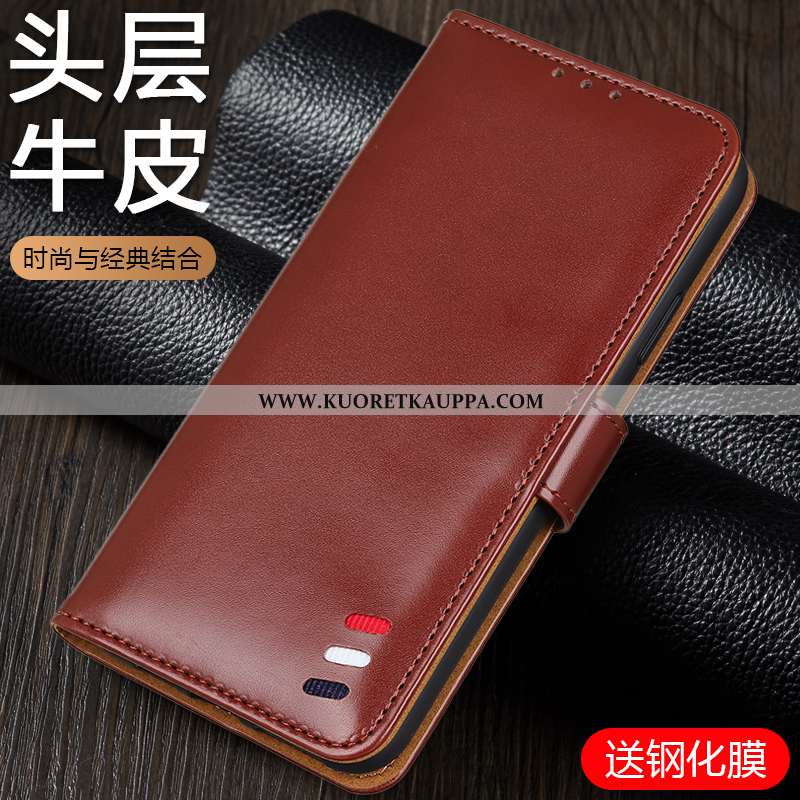 Kuori Xiaomi Mi 9t, Kuoret Xiaomi Mi 9t, Kotelo Xiaomi Mi 9t Aito Nahka Silikoni Nahkakuori Pieni Mu