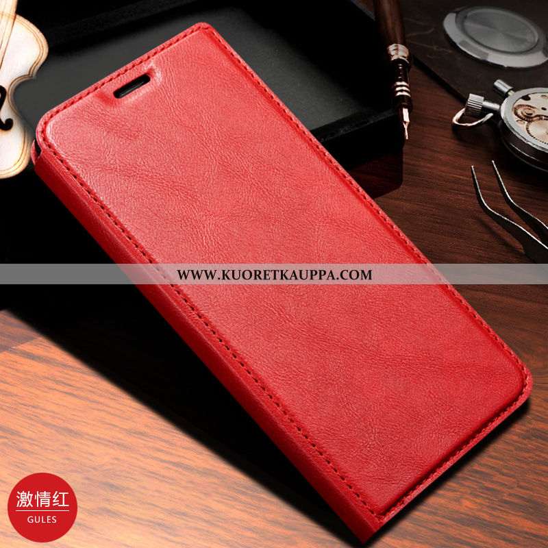 Kuori Xiaomi Mi 9t, Kuoret Xiaomi Mi 9t, Kotelo Xiaomi Mi 9t Aito Nahka Suojaus Nahkakuori Kortti Ru