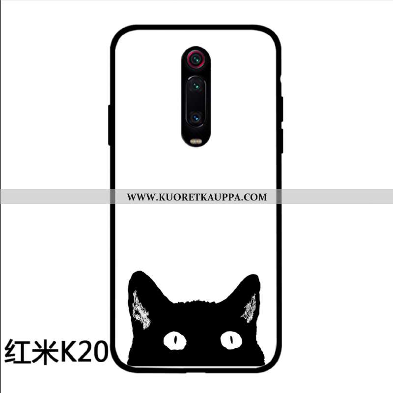 Kuori Xiaomi Mi 9t, Kuoret Xiaomi Mi 9t, Kotelo Xiaomi Mi 9t Ihana Suojaus All Inclusive Kissa Valko