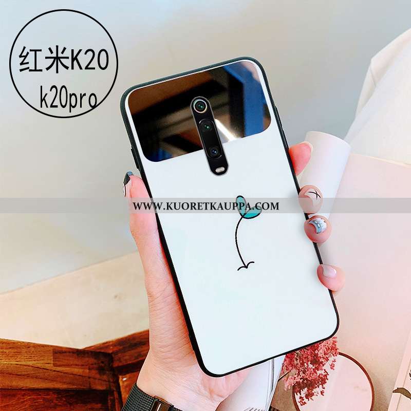 Kuori Xiaomi Mi 9t, Kuoret Xiaomi Mi 9t, Kotelo Xiaomi Mi 9t Lasi Persoonallisuus Vihreä Peili