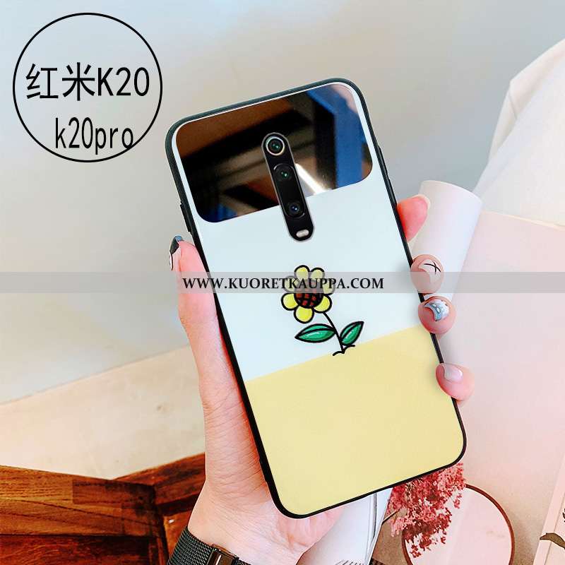 Kuori Xiaomi Mi 9t, Kuoret Xiaomi Mi 9t, Kotelo Xiaomi Mi 9t Lasi Persoonallisuus Vihreä Peili