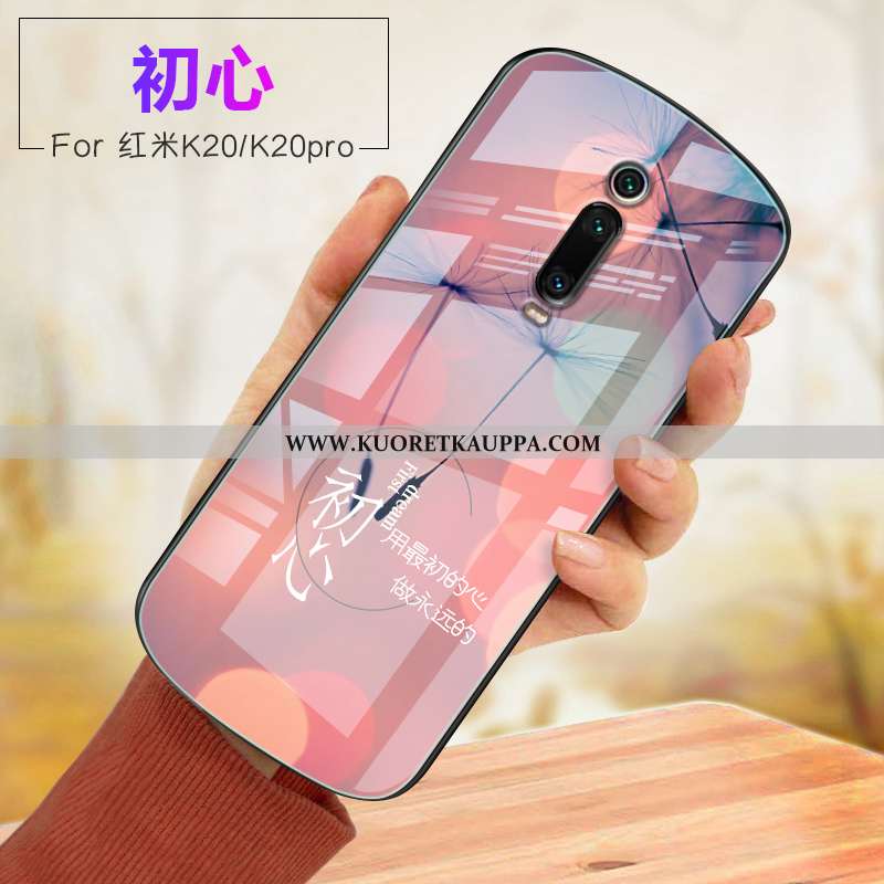 Kuori Xiaomi Mi 9t, Kuoret Xiaomi Mi 9t, Kotelo Xiaomi Mi 9t Pehmeä Neste Lasi Punainen Puhelimen Vi