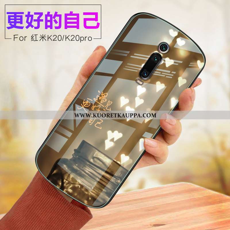 Kuori Xiaomi Mi 9t, Kuoret Xiaomi Mi 9t, Kotelo Xiaomi Mi 9t Pehmeä Neste Lasi Punainen Puhelimen Vi