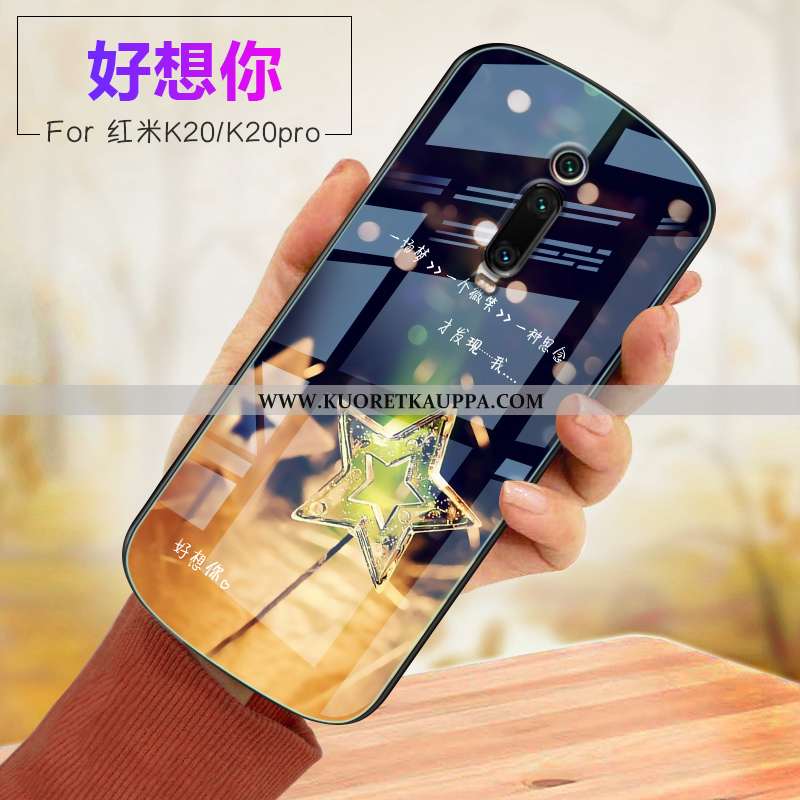 Kuori Xiaomi Mi 9t, Kuoret Xiaomi Mi 9t, Kotelo Xiaomi Mi 9t Pehmeä Neste Lasi Punainen Puhelimen Vi