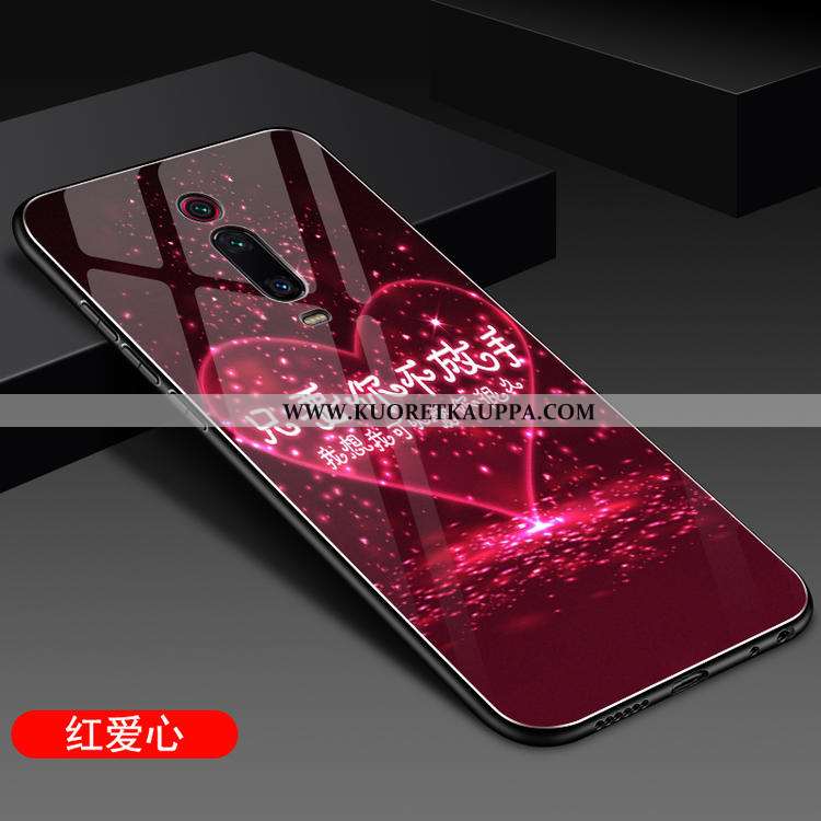 Kuori Xiaomi Mi 9t, Kuoret Xiaomi Mi 9t, Kotelo Xiaomi Mi 9t Pehmeä Neste Silikoni Kova Punainen Mur