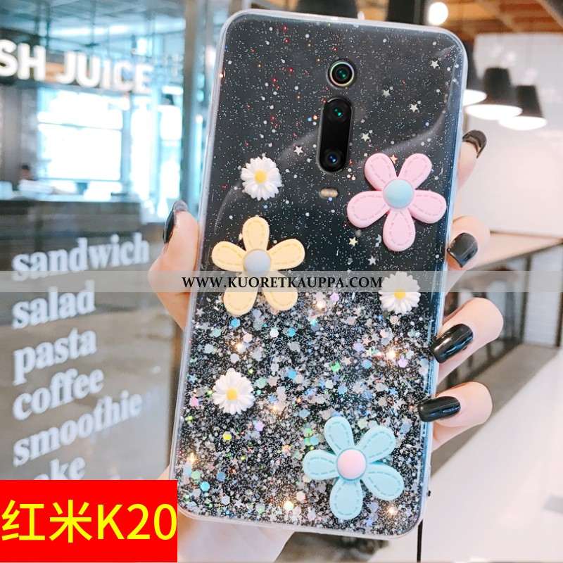 Kuori Xiaomi Mi 9t, Kuoret Xiaomi Mi 9t, Kotelo Xiaomi Mi 9t Suojaus Luova Vaalean Punainen Jauhe Pi