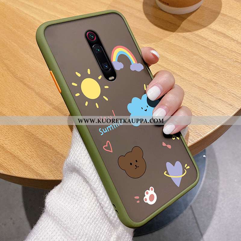 Kuori Xiaomi Mi 9t, Kuoret Xiaomi Mi 9t, Kotelo Xiaomi Mi 9t Suojaus Läpinäkyvä Pieni Silikoni Punai