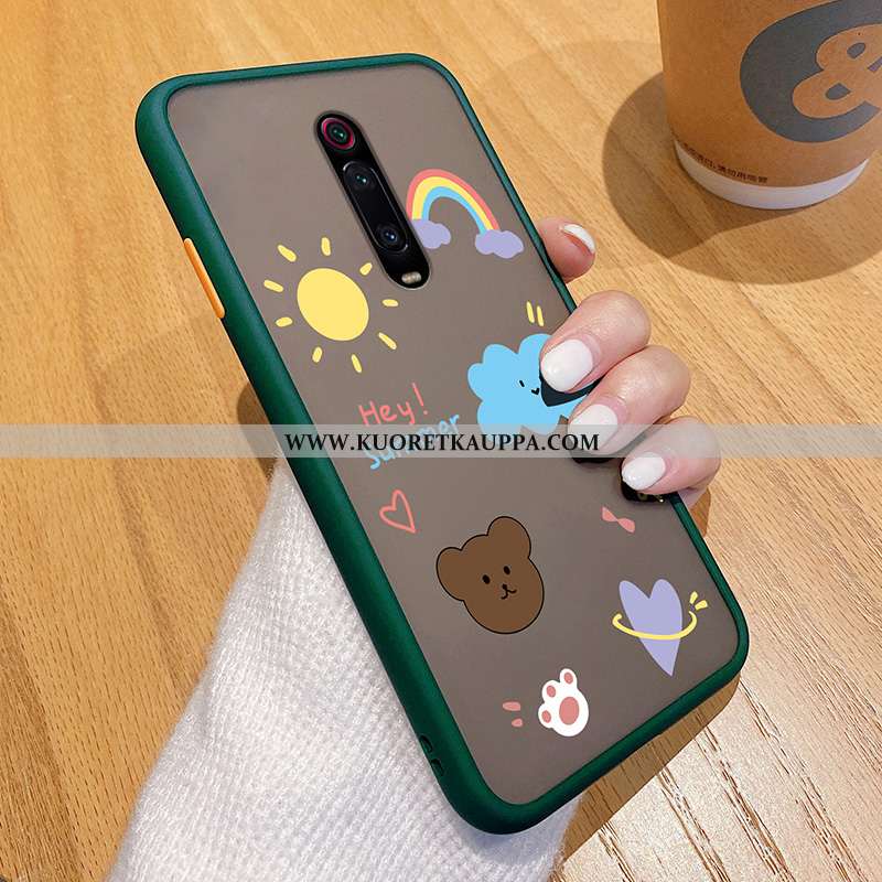 Kuori Xiaomi Mi 9t, Kuoret Xiaomi Mi 9t, Kotelo Xiaomi Mi 9t Suojaus Läpinäkyvä Pieni Silikoni Punai