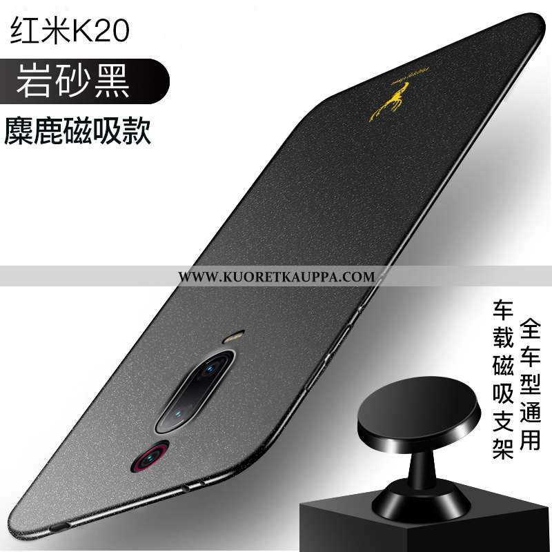 Kuori Xiaomi Mi 9t, Kuoret Xiaomi Mi 9t, Kotelo Xiaomi Mi 9t Suojaus Pesty Suede Kova Ultra Sininen