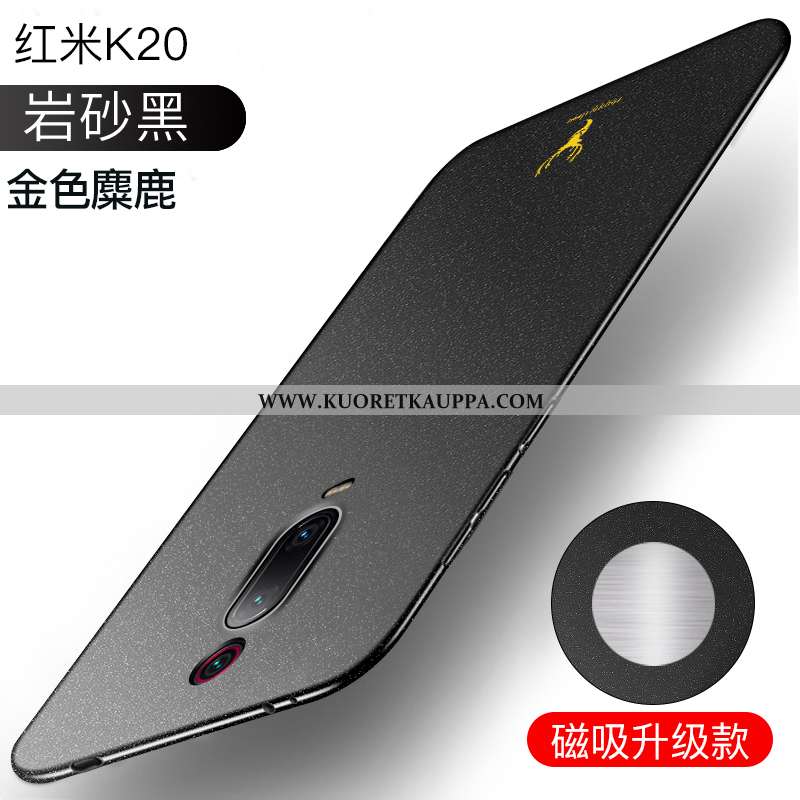 Kuori Xiaomi Mi 9t, Kuoret Xiaomi Mi 9t, Kotelo Xiaomi Mi 9t Suojaus Pesty Suede Kova Ultra Sininen