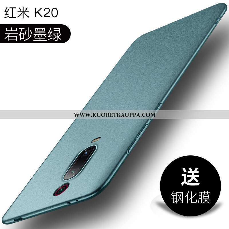 Kuori Xiaomi Mi 9t, Kuoret Xiaomi Mi 9t, Kotelo Xiaomi Mi 9t Suojaus Pesty Suede Kova Ultra Sininen