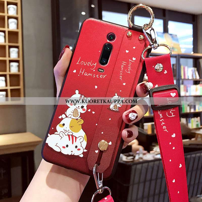 Kuori Xiaomi Mi 9t, Kuoret Xiaomi Mi 9t, Kotelo Xiaomi Mi 9t Suojaus Pesty Suede Net Red Murtumaton 