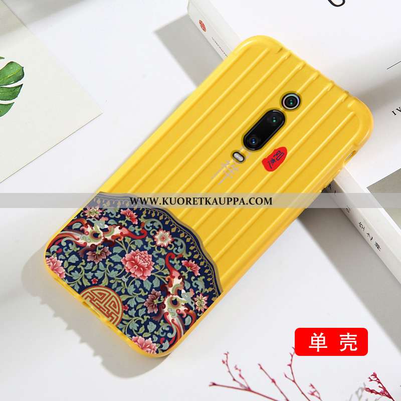 Kuori Xiaomi Mi 9t, Kuoret Xiaomi Mi 9t, Kotelo Xiaomi Mi 9t Suuntaus Silikoni Punainen Vihreä Näytö