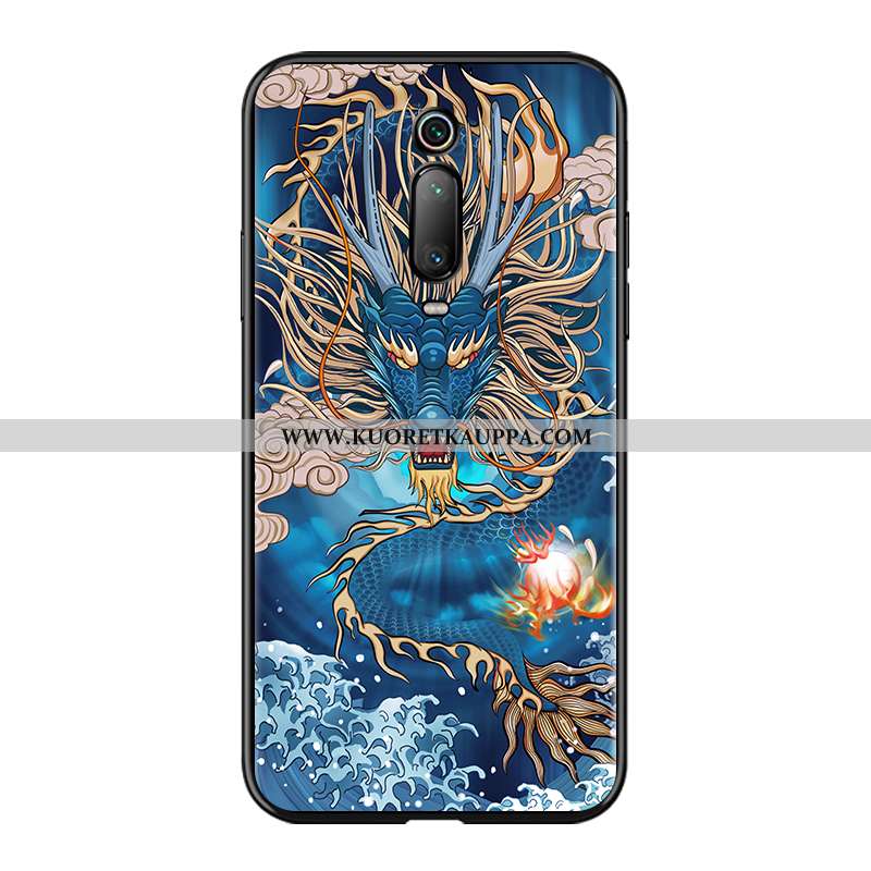 Kuori Xiaomi Mi 9t, Kuoret Xiaomi Mi 9t, Kotelo Xiaomi Mi 9t Suuntaus Suojaus Punainen Kohokuviointi