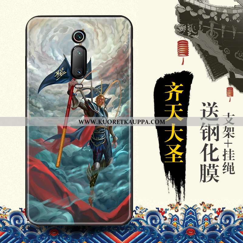 Kuori Xiaomi Mi 9t, Kuoret Xiaomi Mi 9t, Kotelo Xiaomi Mi 9t Suuntaus Suojaus Punainen Kohokuviointi