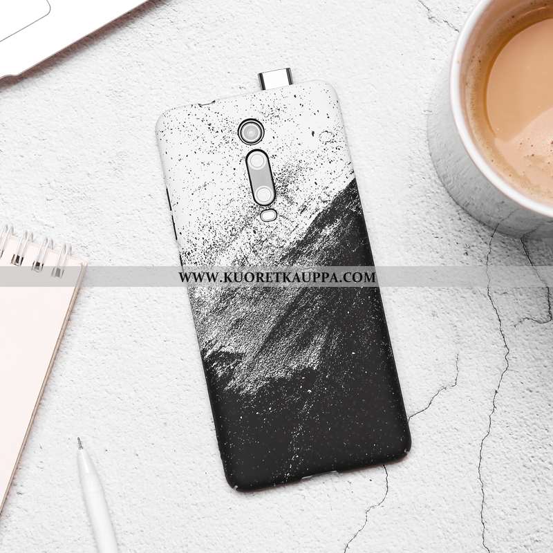 Kuori Xiaomi Mi 9t, Kuoret Xiaomi Mi 9t, Kotelo Xiaomi Mi 9t Valo Pesty Suede Kova Punainen Pieni Si