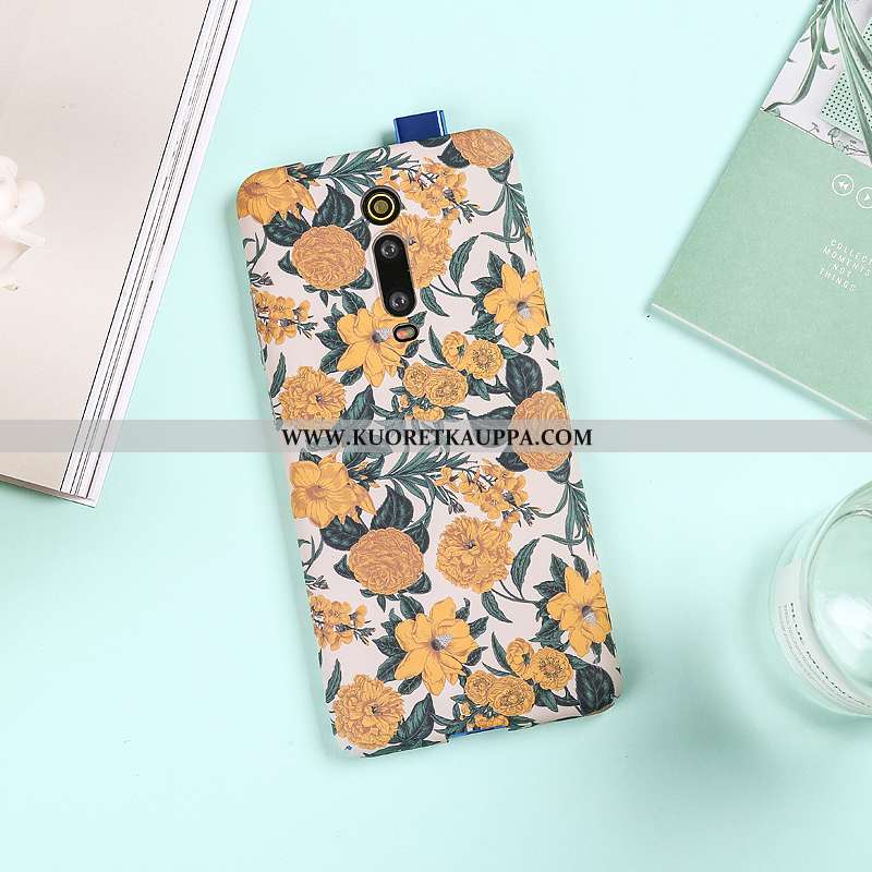 Kuori Xiaomi Mi 9t, Kuoret Xiaomi Mi 9t, Kotelo Xiaomi Mi 9t Valo Pesty Suede Kova Punainen Pieni Si