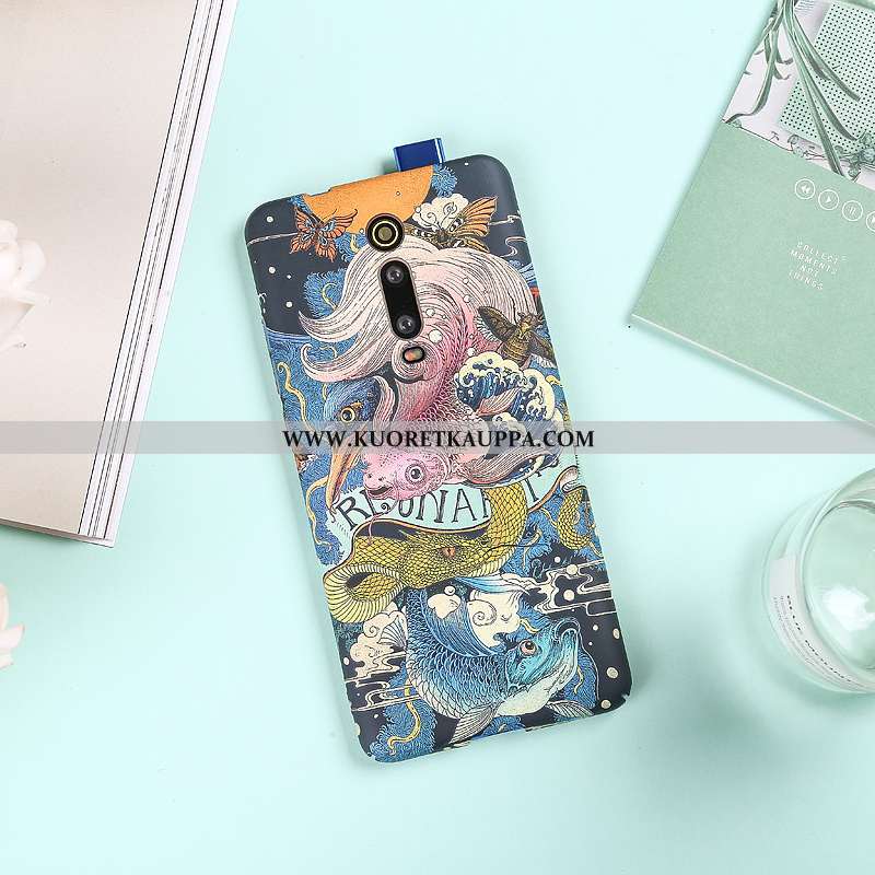 Kuori Xiaomi Mi 9t, Kuoret Xiaomi Mi 9t, Kotelo Xiaomi Mi 9t Valo Pesty Suede Kova Punainen Pieni Si