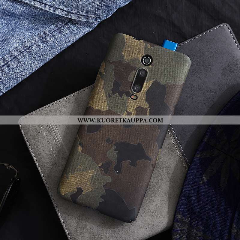 Kuori Xiaomi Mi 9t, Kuoret Xiaomi Mi 9t, Kotelo Xiaomi Mi 9t Valo Pesty Suede Kova Punainen Pieni Si