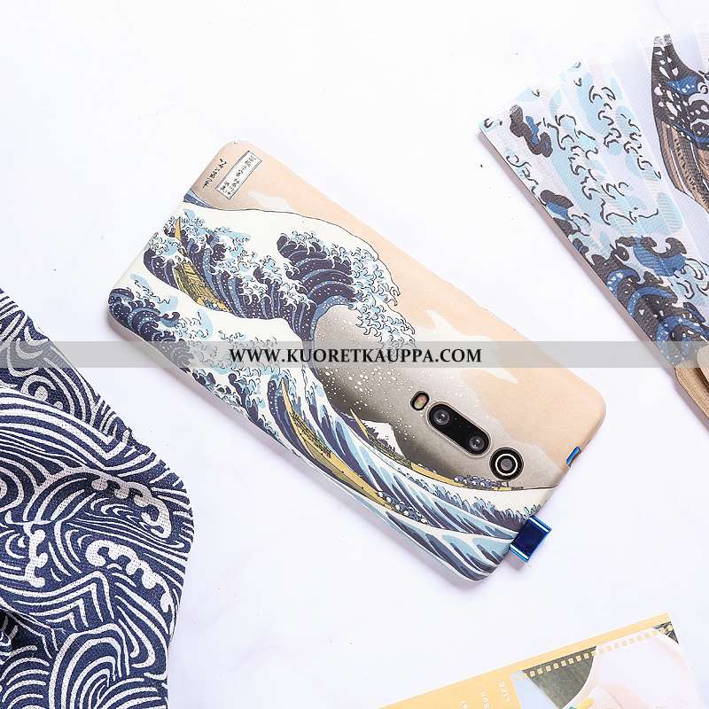 Kuori Xiaomi Mi 9t, Kuoret Xiaomi Mi 9t, Kotelo Xiaomi Mi 9t Valo Pesty Suede Kova Punainen Pieni Si