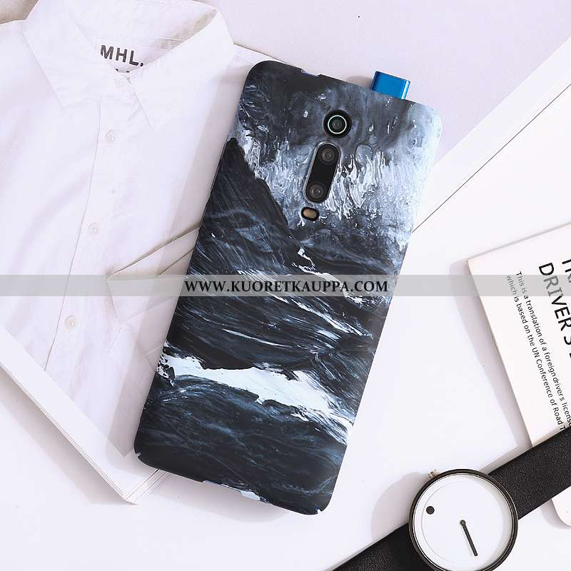 Kuori Xiaomi Mi 9t, Kuoret Xiaomi Mi 9t, Kotelo Xiaomi Mi 9t Valo Pesty Suede Kova Punainen Pieni Si