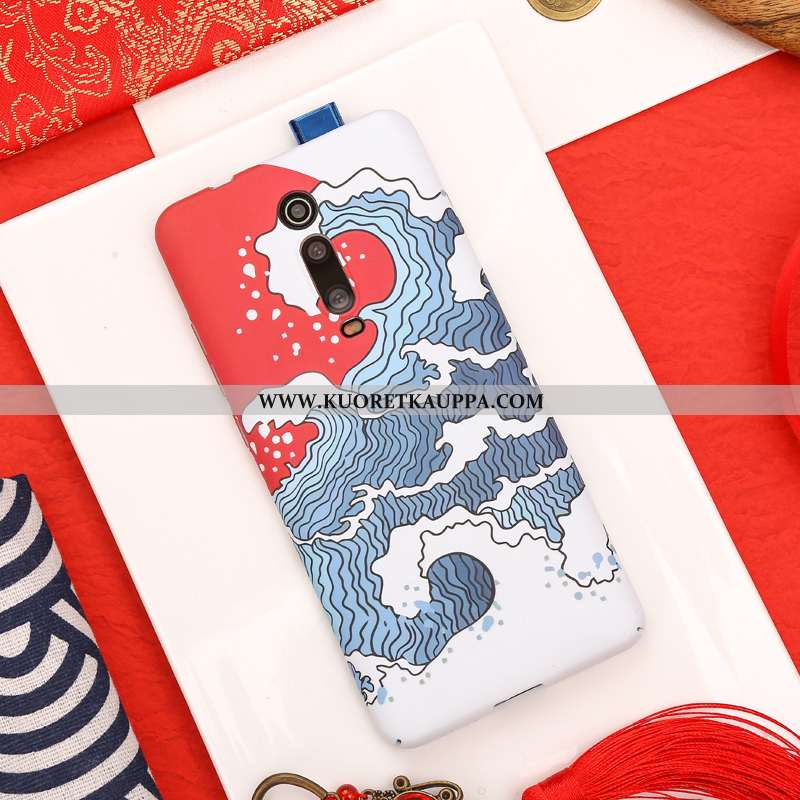 Kuori Xiaomi Mi 9t, Kuoret Xiaomi Mi 9t, Kotelo Xiaomi Mi 9t Valo Pesty Suede Kova Punainen Pieni Si