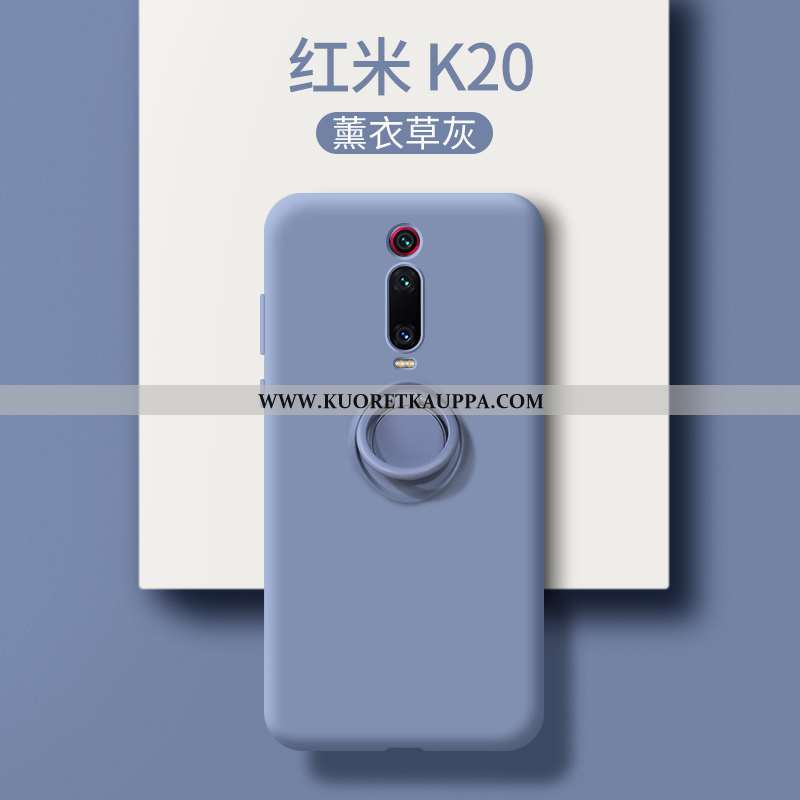 Kuori Xiaomi Mi 9t, Kuoret Xiaomi Mi 9t, Kotelo Xiaomi Mi 9t Valo Silikoni Ultra Pesty Suede Punaine