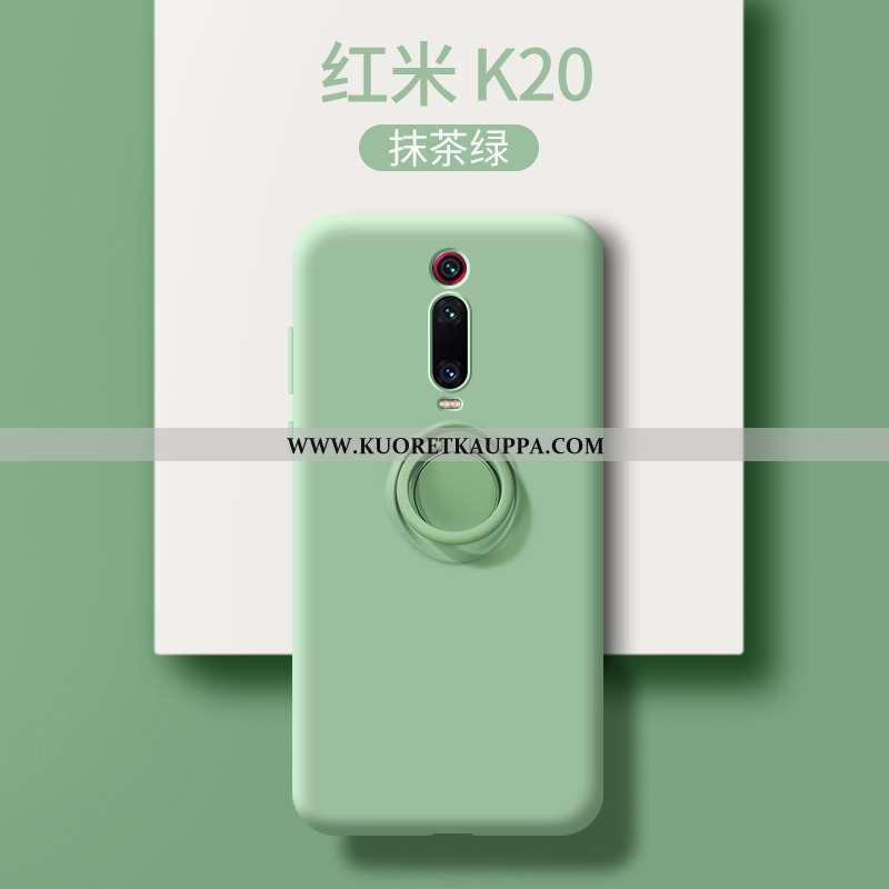 Kuori Xiaomi Mi 9t, Kuoret Xiaomi Mi 9t, Kotelo Xiaomi Mi 9t Valo Silikoni Ultra Pesty Suede Punaine