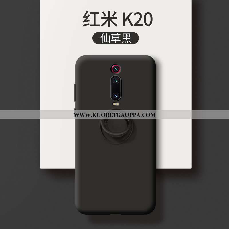 Kuori Xiaomi Mi 9t, Kuoret Xiaomi Mi 9t, Kotelo Xiaomi Mi 9t Valo Silikoni Ultra Pesty Suede Punaine