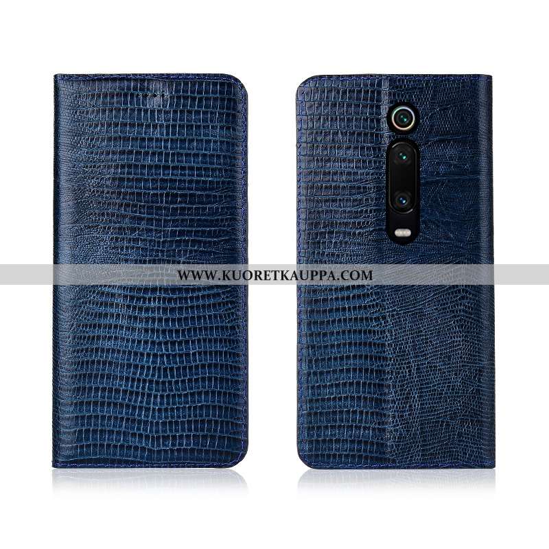 Kuori Xiaomi Mi 9t Pro, Kuoret Xiaomi Mi 9t Pro, Kotelo Xiaomi Mi 9t Pro Aito Nahka Pehmeä Neste Mus