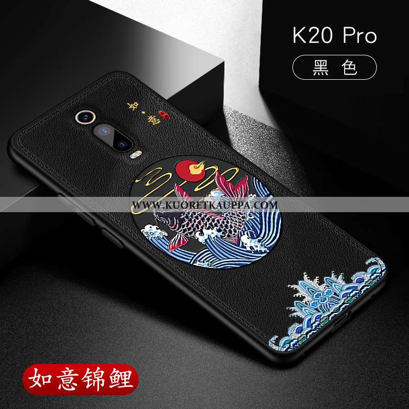 Kuori Xiaomi Mi 9t Pro, Kuoret Xiaomi Mi 9t Pro, Kotelo Xiaomi Mi 9t Pro Nahka Kukkakuvio Pehmeä Nes