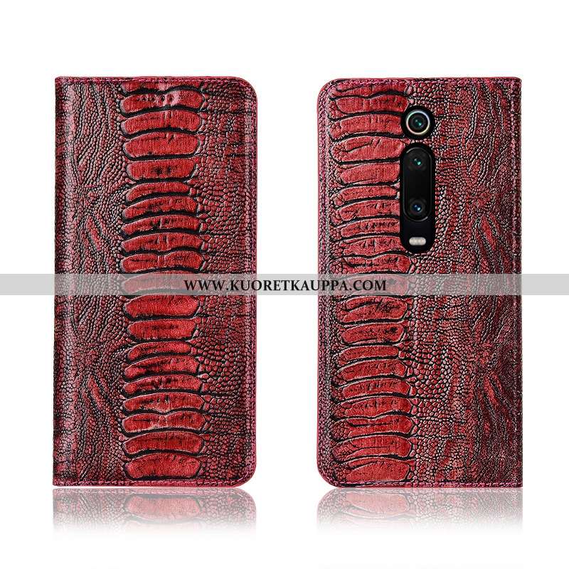 Kuori Xiaomi Mi 9t Pro, Kuoret Xiaomi Mi 9t Pro, Kotelo Xiaomi Mi 9t Pro Nahkakuori Aito Nahka Silik